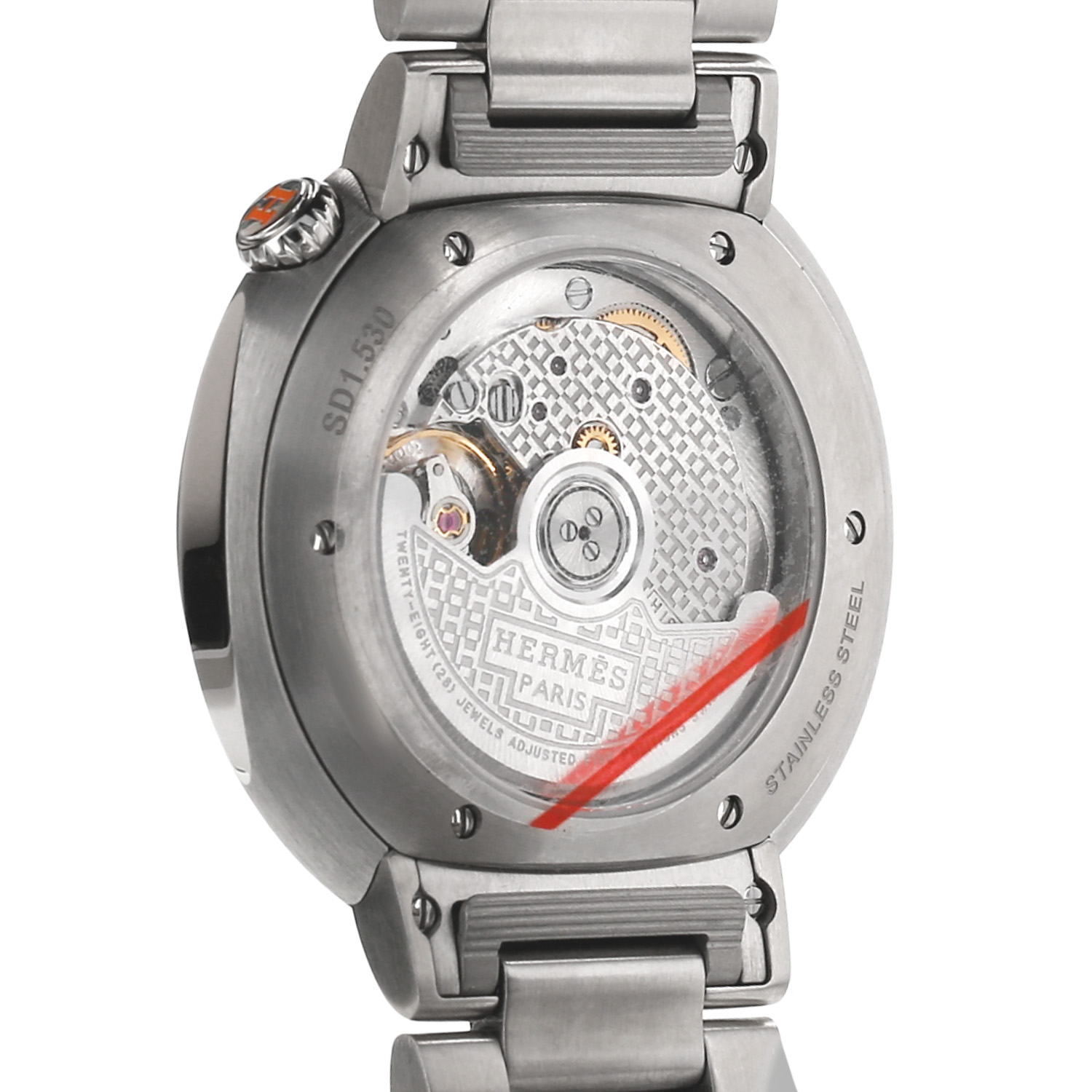 Hermès Cut  large model  in stainless steel Ref: Hermès - SD1.530  Circa 2000 - Detail D3