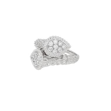 Anillo Serpent Bohème de Boucheron en oro blanco y diamantes