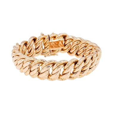 Bracciale vintage in oro giallo