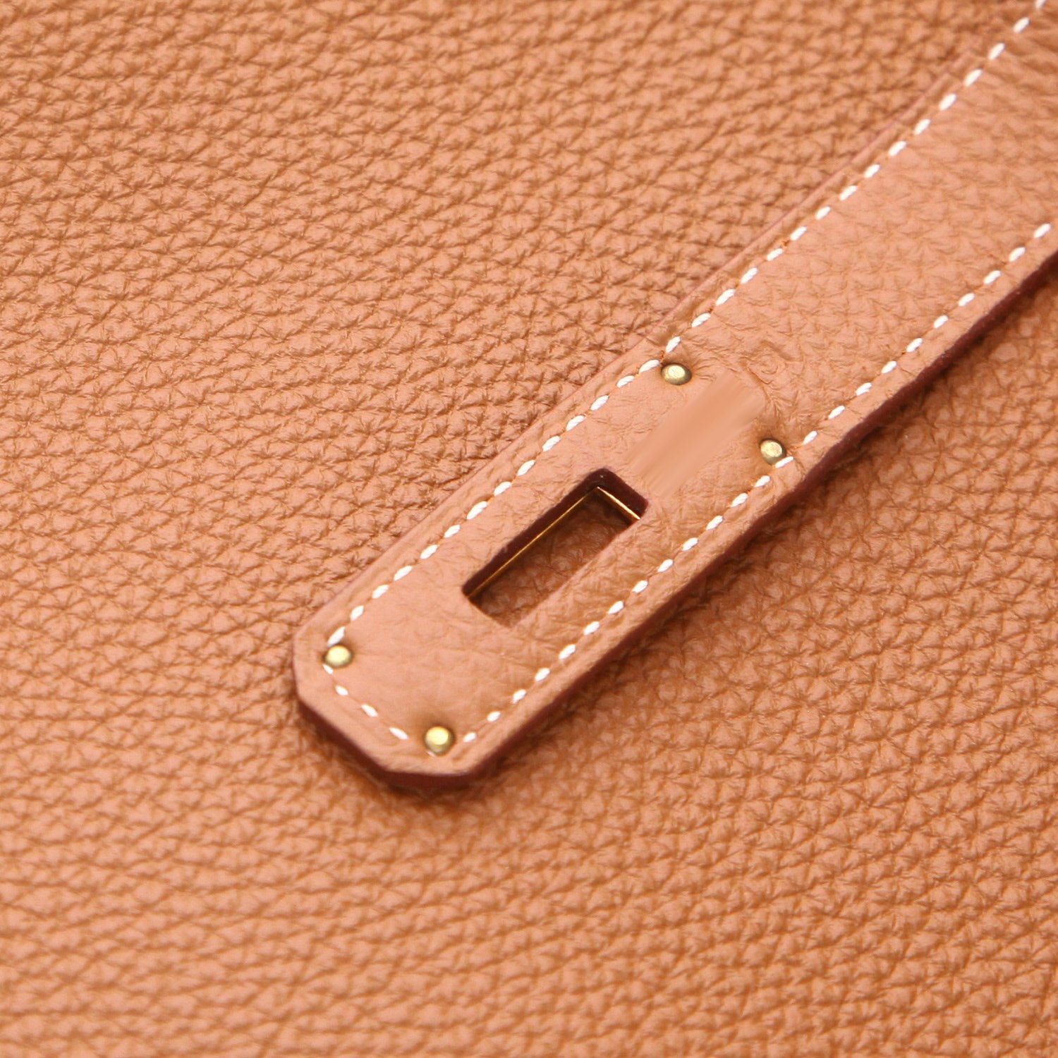 Sac à main Hermès  Birkin 35 cm en cuir togo gold - Detail D4