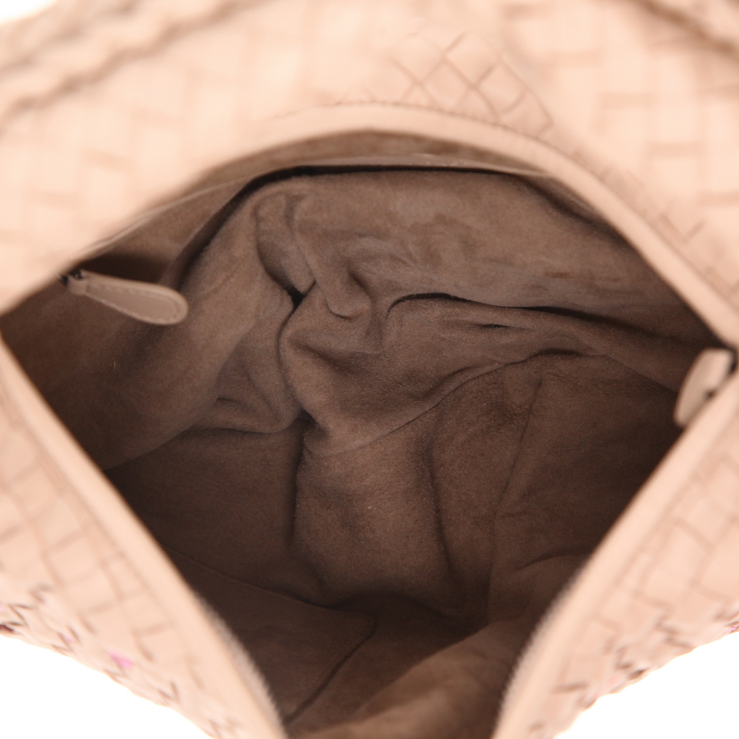 Borsa Bottega Veneta Veneta in pelle intrecciata beige - Detail D3