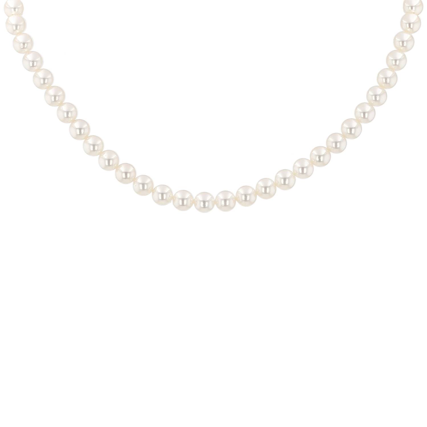 Collier Mikimoto en or blanc et perles de culture