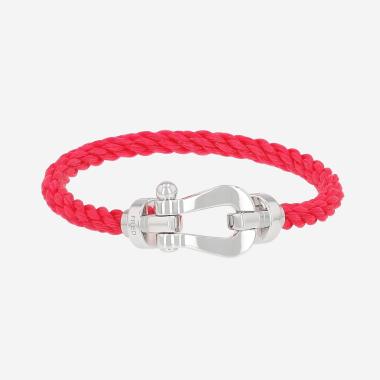 Bracelet Fred Force 10 grand modèle en or blanc