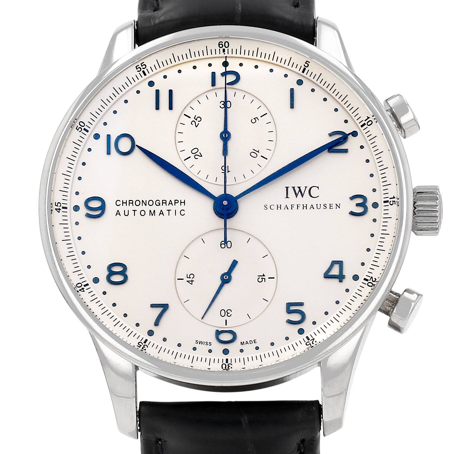 Montre IWC Portuguese-Chronograph en acier Ref: IWC - 3714 Vers 2010