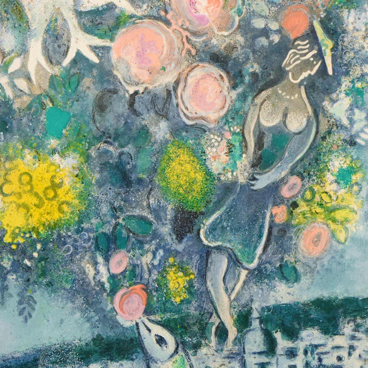 La baie des anges au bouquet de roses - 1967 - Detail D2