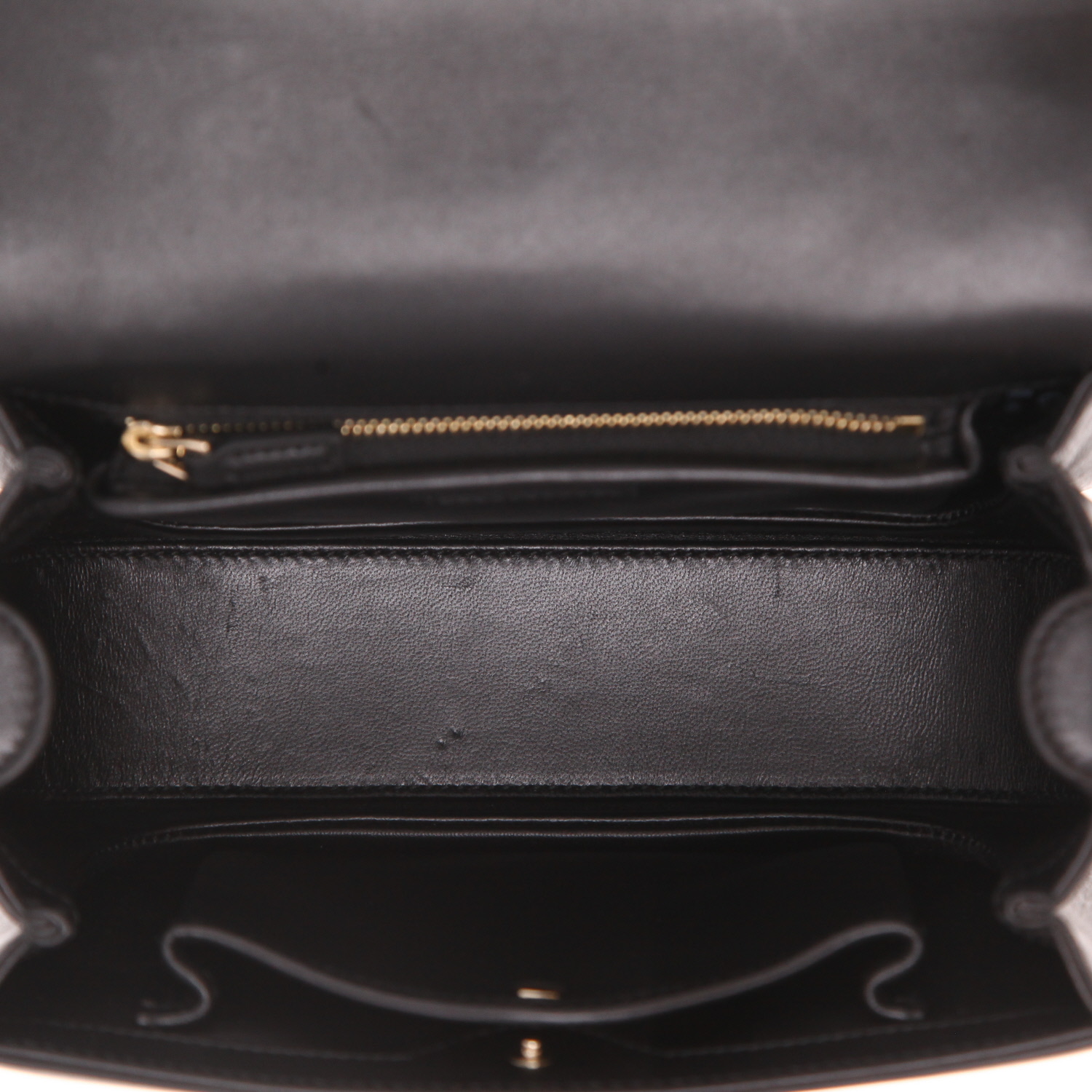Sac à main Gucci  Bamboo en cuir lisse noir et bambou - Detail D3