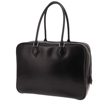Hermès ‘Plume’ handbag in black box leather