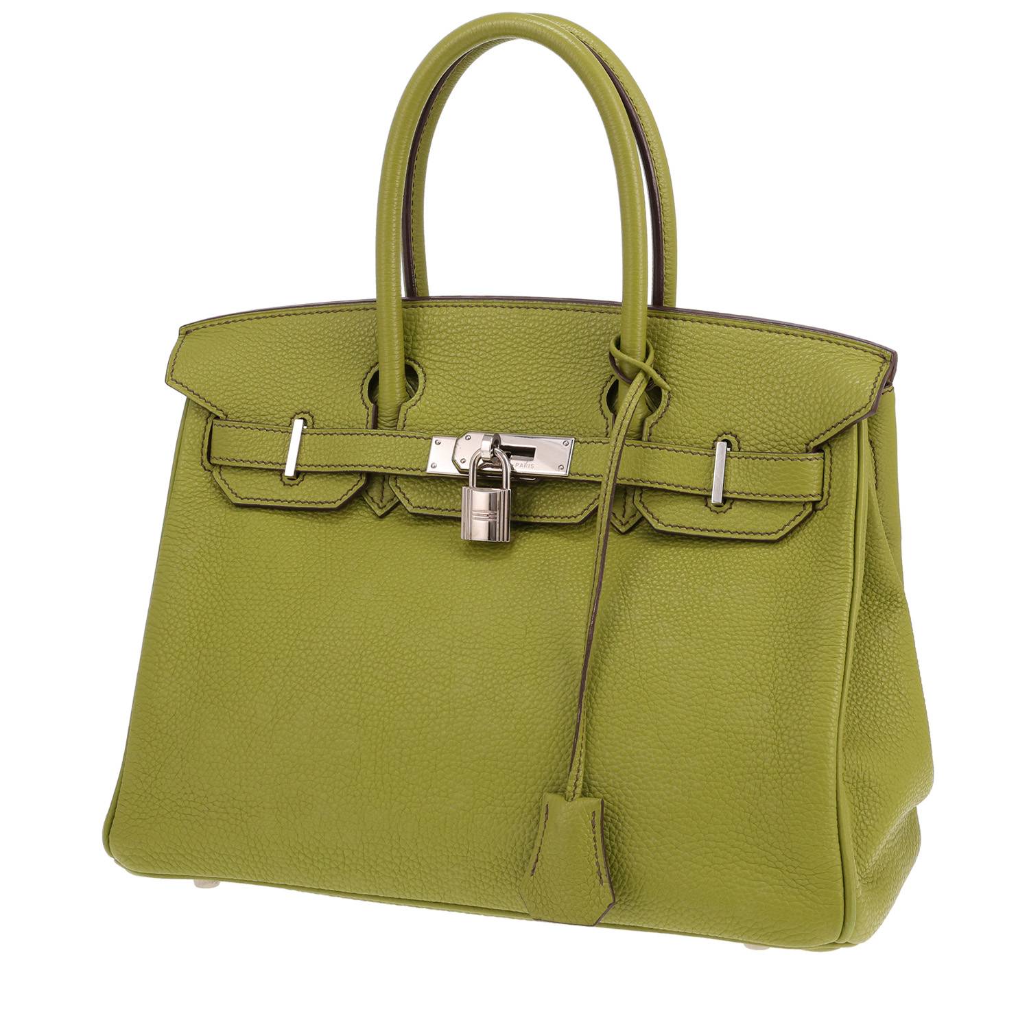 Hermès Birkin 30 Togo Vert-Anis 2006 Occasion Hermès Birkin 30 Togo Vert-Anis 2006 Occasion