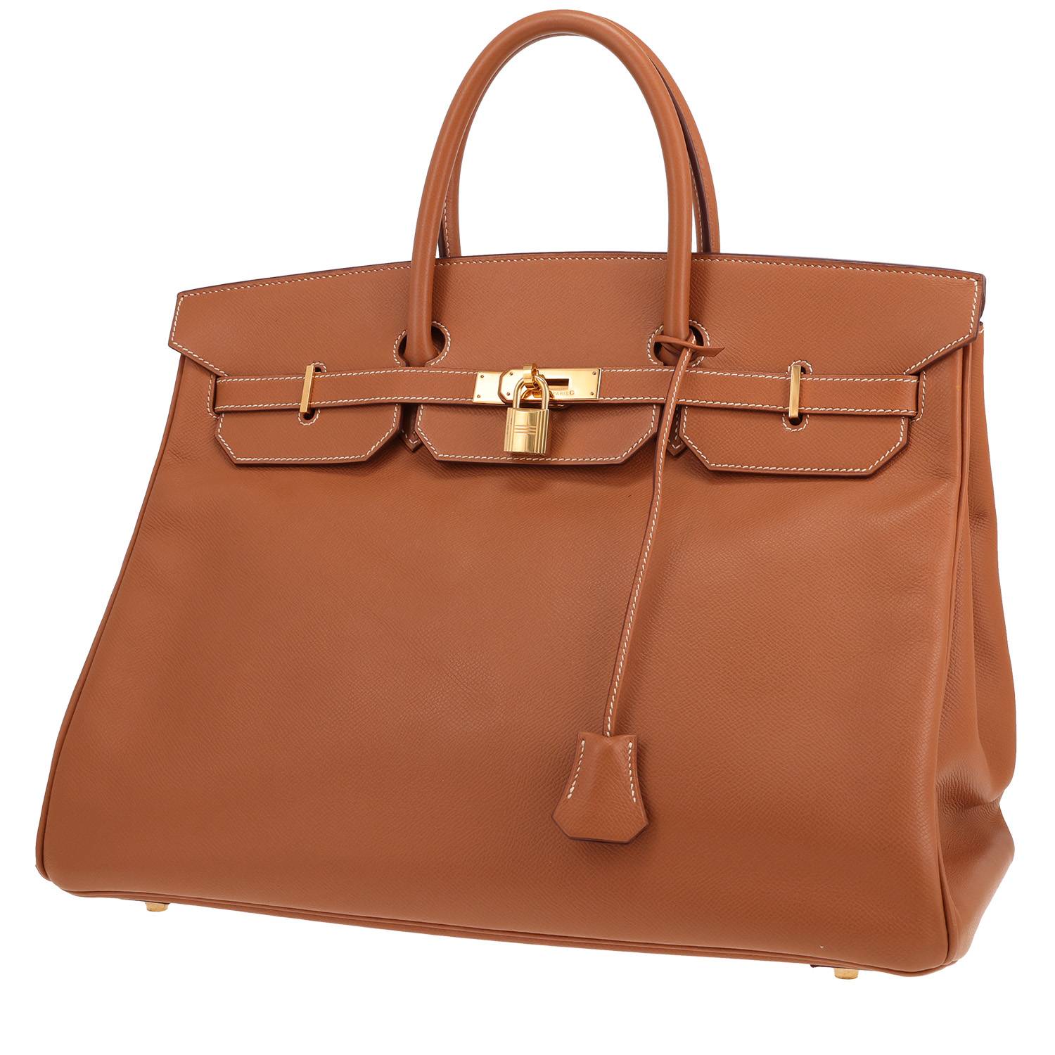 Hermès Birkin 40 Courchevel Gold 1998 d’occasion Hermès Birkin 40 Courchevel Gold 1998 d’occasion