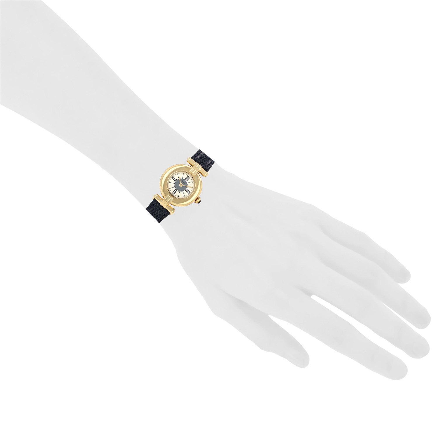 Reloj Cartier Must Colisée en vermeil Ref.: Cartier - 590002  Hacia 1990 - Detail D1