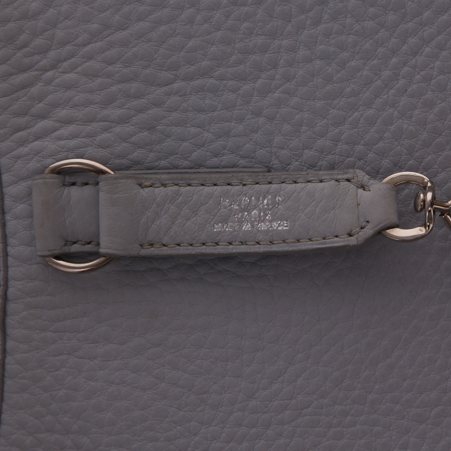 Hermès shoulder or handbag  Blue Togo leather trim - Detail D2