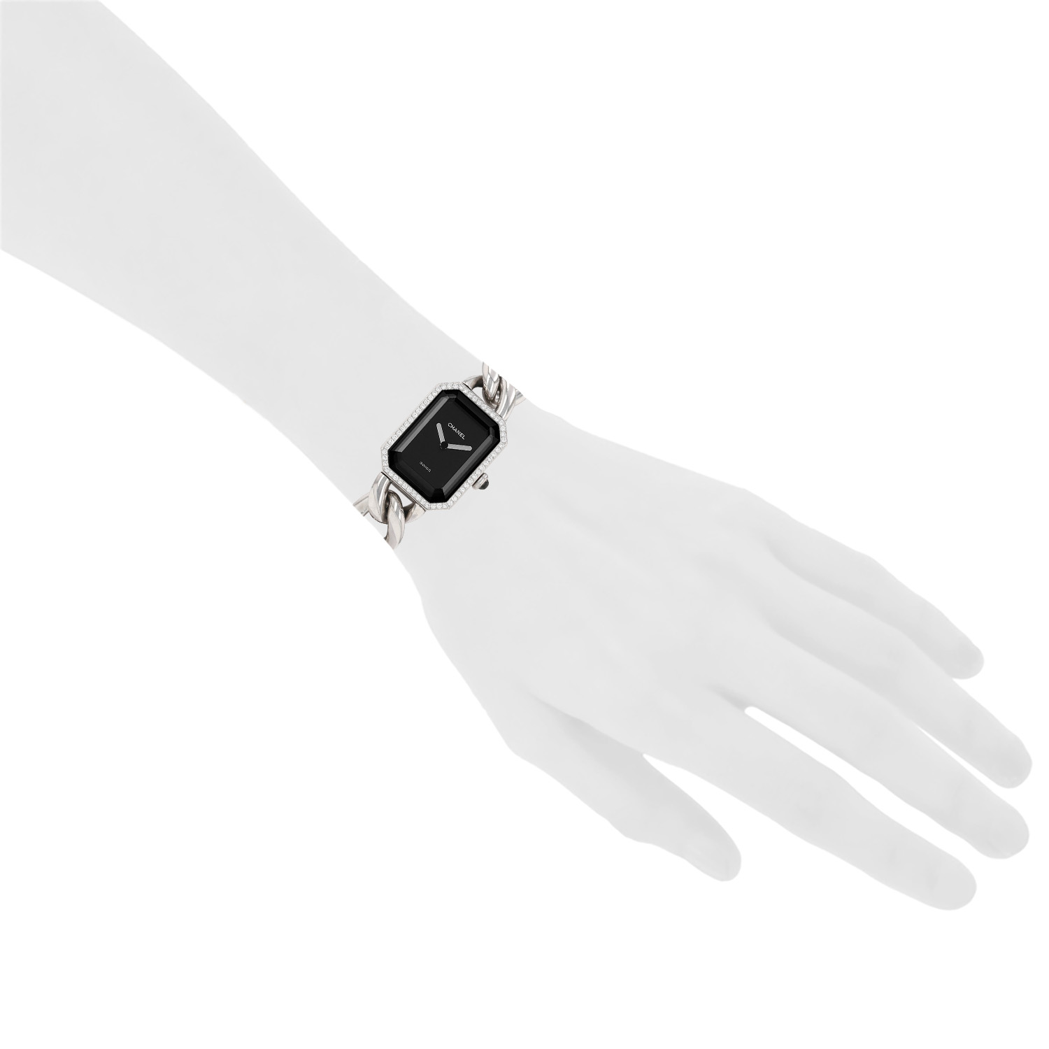 Chanel Première watch, XL size, in steel, circa 2000 - Detail D1