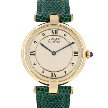 Cartier Must Vendôme large model watch in vermeil Ref: Cartier - 590003 Circa 1990