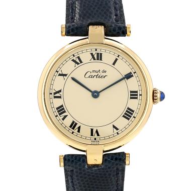 Montre Cartier Must Vendôme en vermeil Ref: Cartier - 590003  Vers 1990