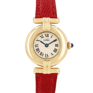 Orologio Cartier Must Colisée in vermeil Rif.: Cartier - 590002  Intorno al 1990