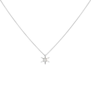 Collana Chopard in oro bianco e diamanti