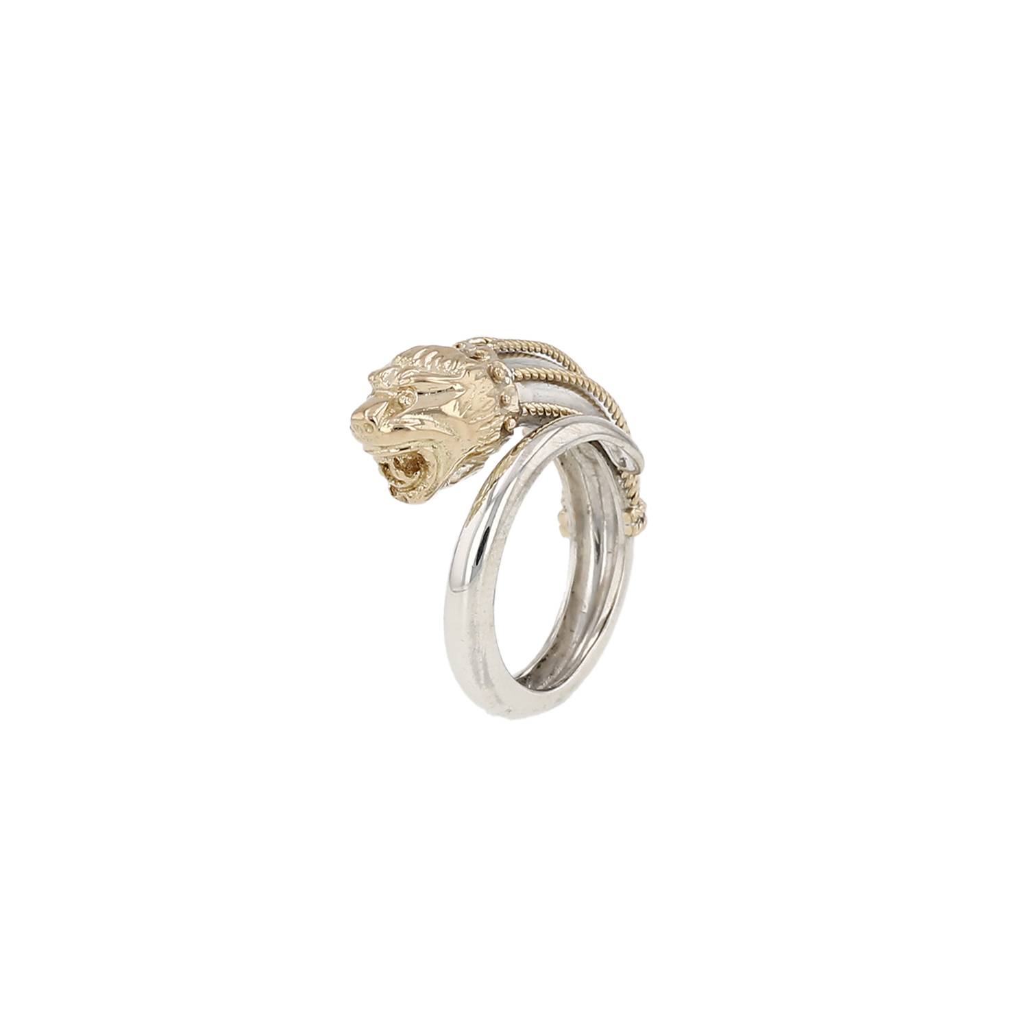 Bague Zolotas Or Jaune Argent Chimère Occasion