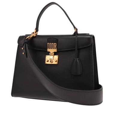 Sac bandoulière Dior  Dioraddict en cuir noir