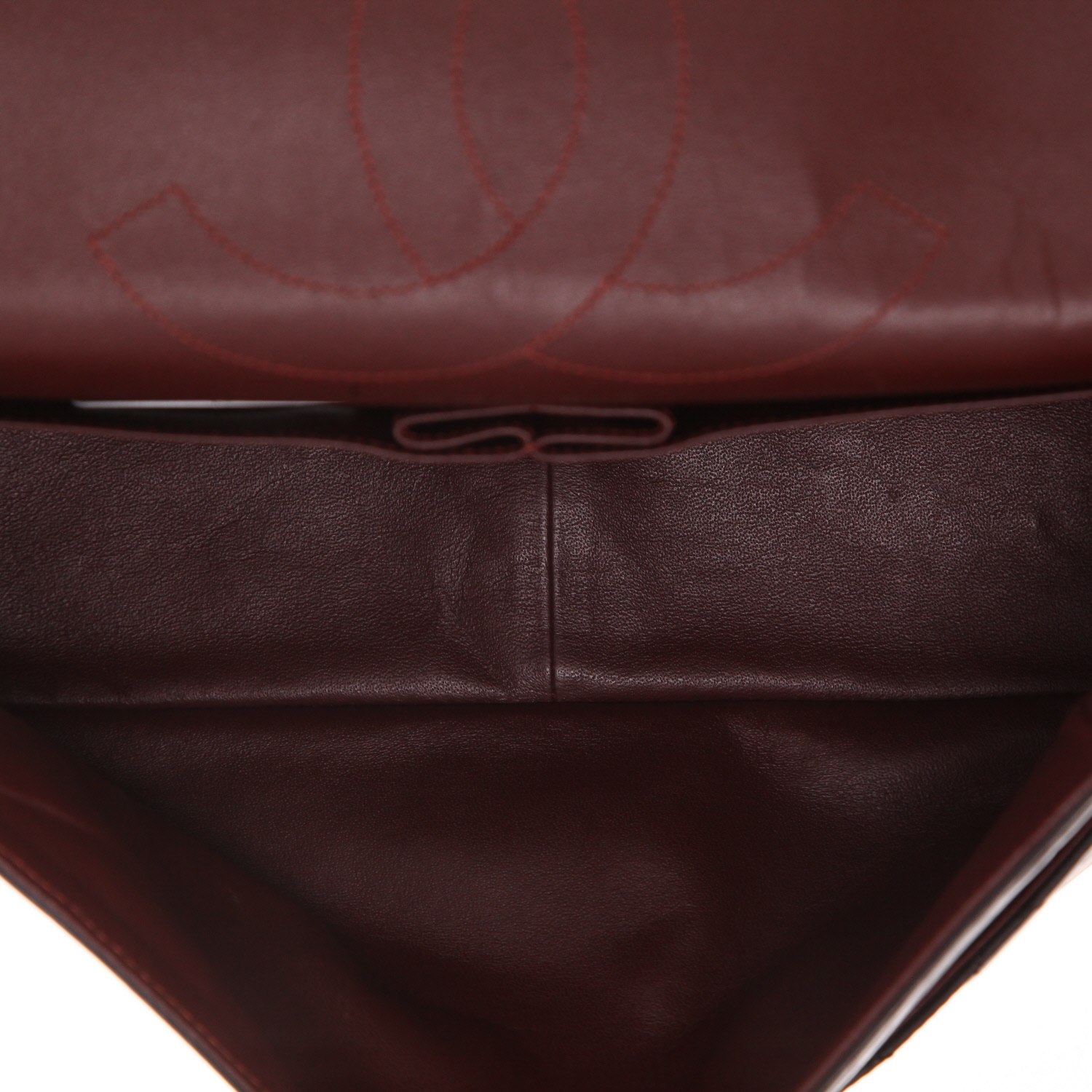 Bolso bandolera Chanel 2.55 de piel acolchada negra - Detail D3