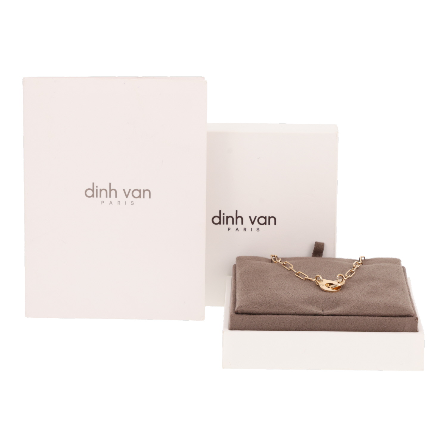 Collar «Dinh Van Menottes R10» en oro amarillo - Detail D2