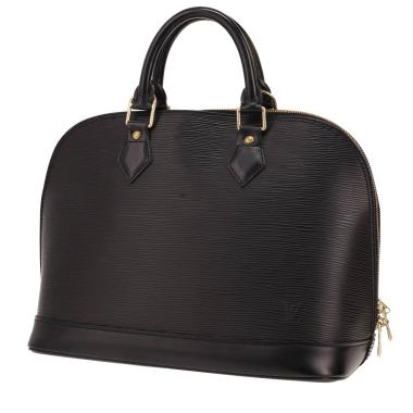 Sac à main Louis Vuitton  Alma en cuir épi noir