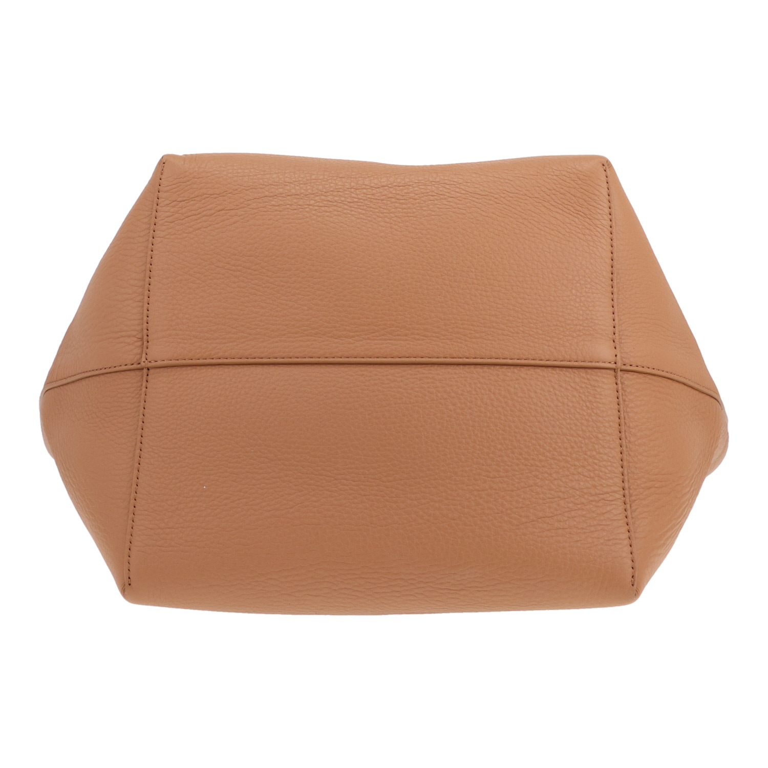 Bolso de mano The Row «N/S Park Tote» de piel granulada en color marrón camel - Detail D1
