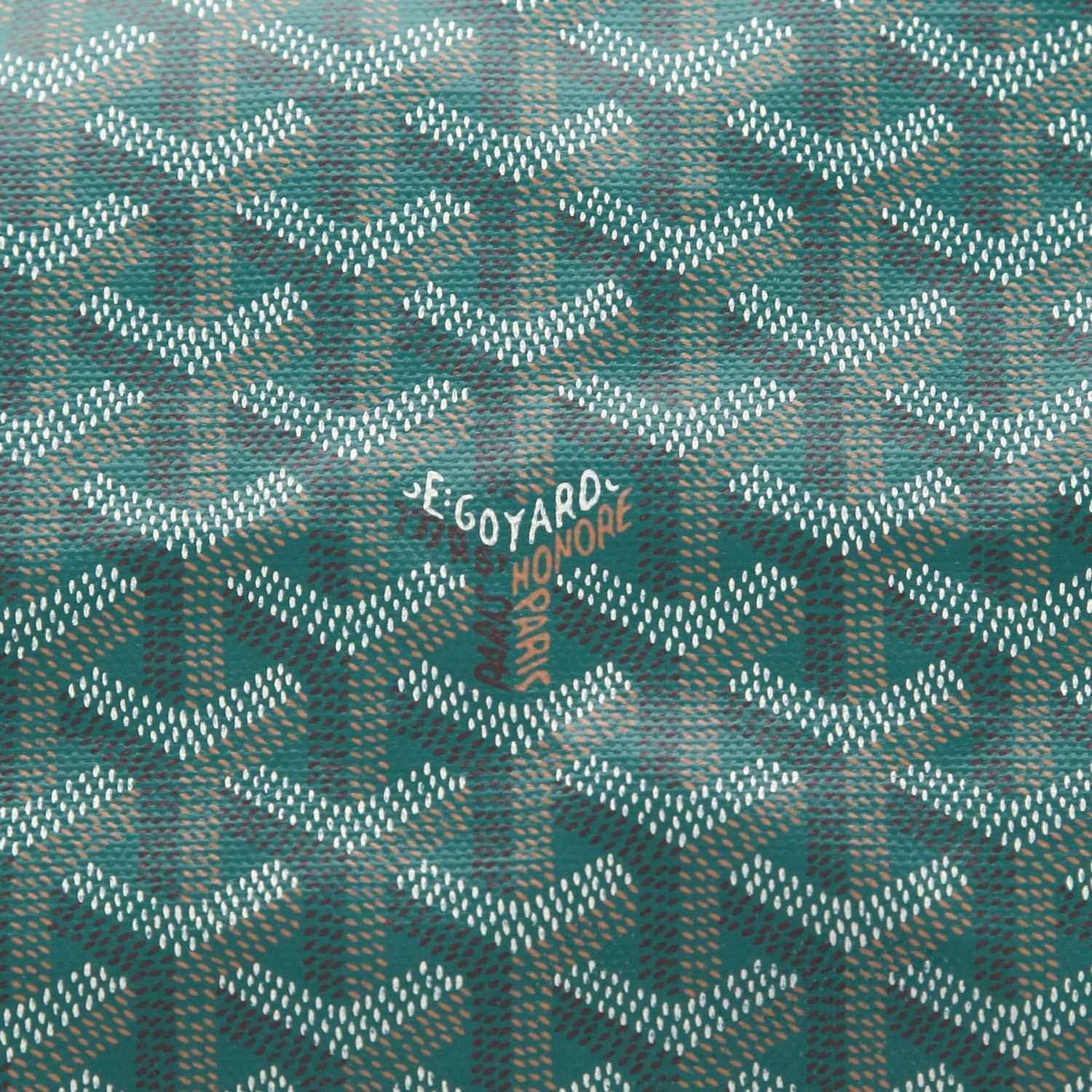 Goyard Saint-Louis tote bag in green Goyardine canvas and green leather - Detail D2