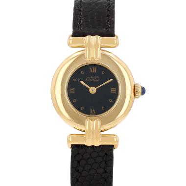 Montre Cartier Must Colisée en vermeil Ref: Cartier - 590002  Vers 1990