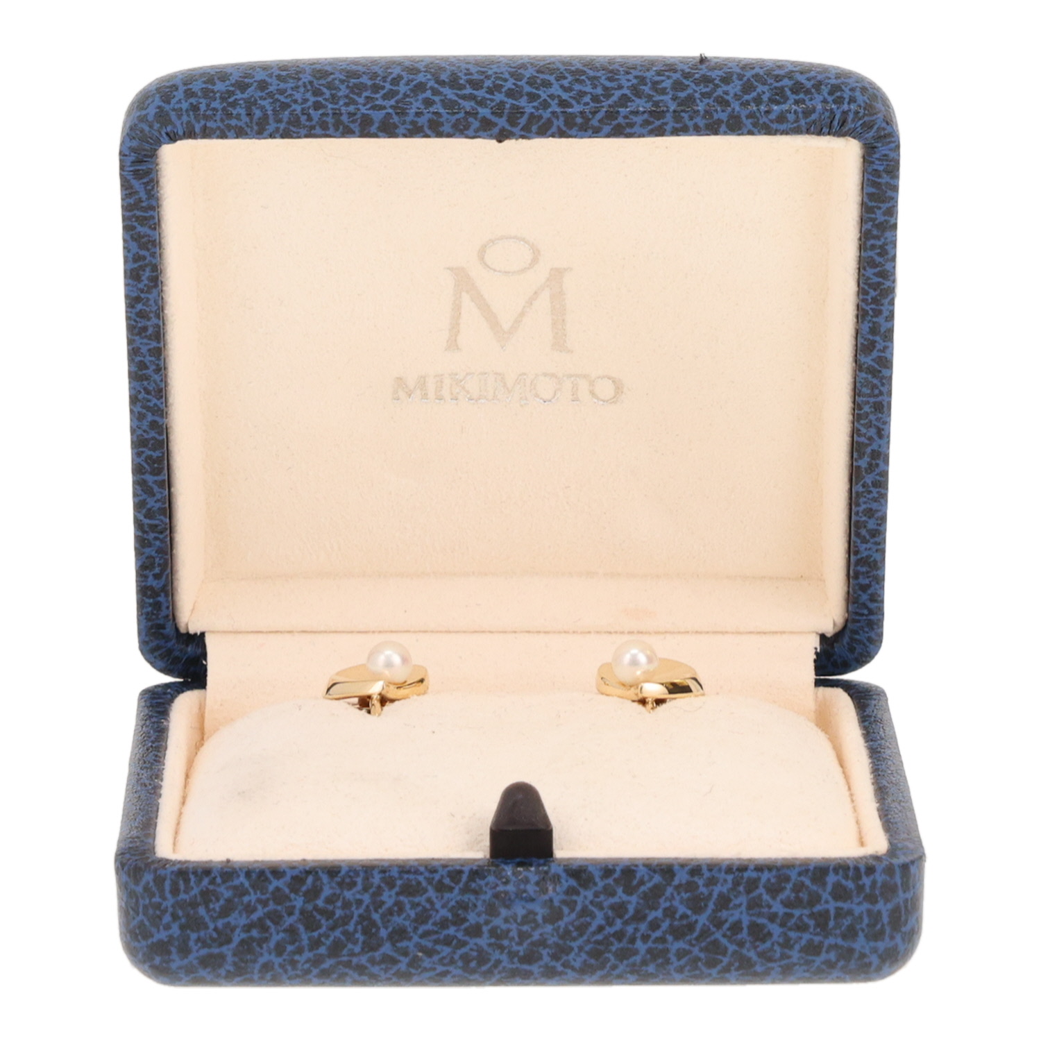 Par de pendientes de clip Mikimoto de oro amarillo y perlas de cultivo - Detail D2