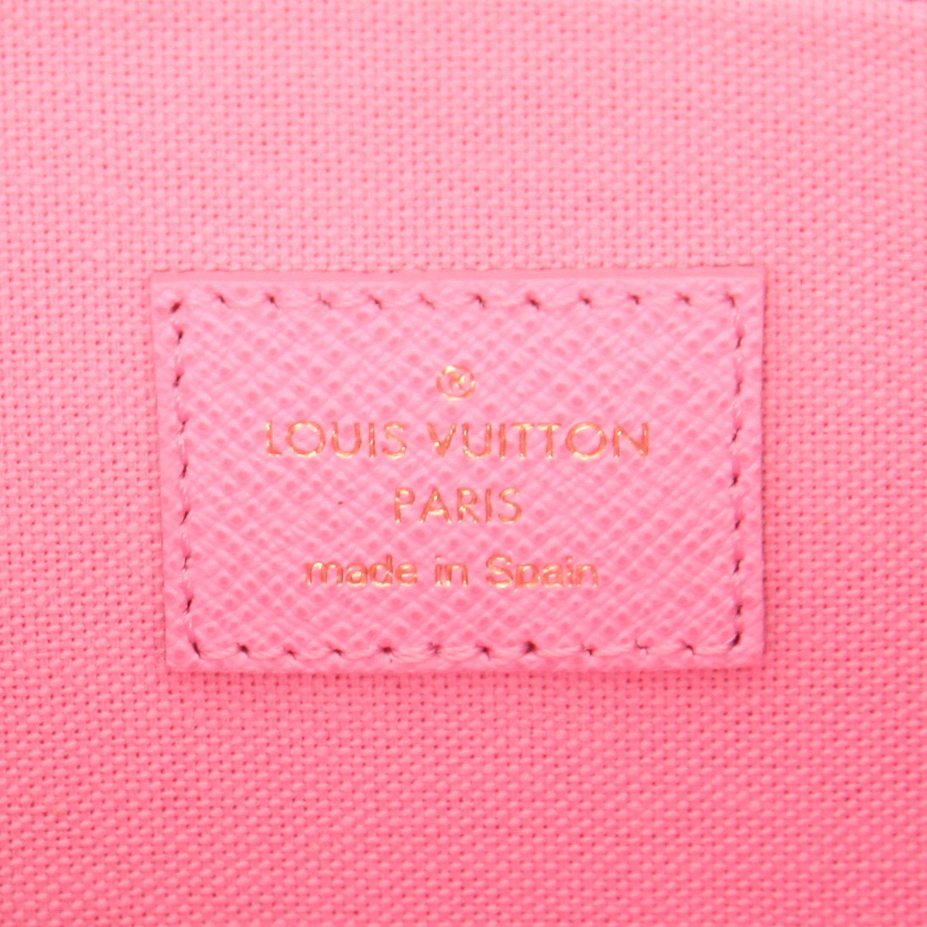 Louis Vuitton Félicie clutch bag in brown Monogram canvas - Detail D2