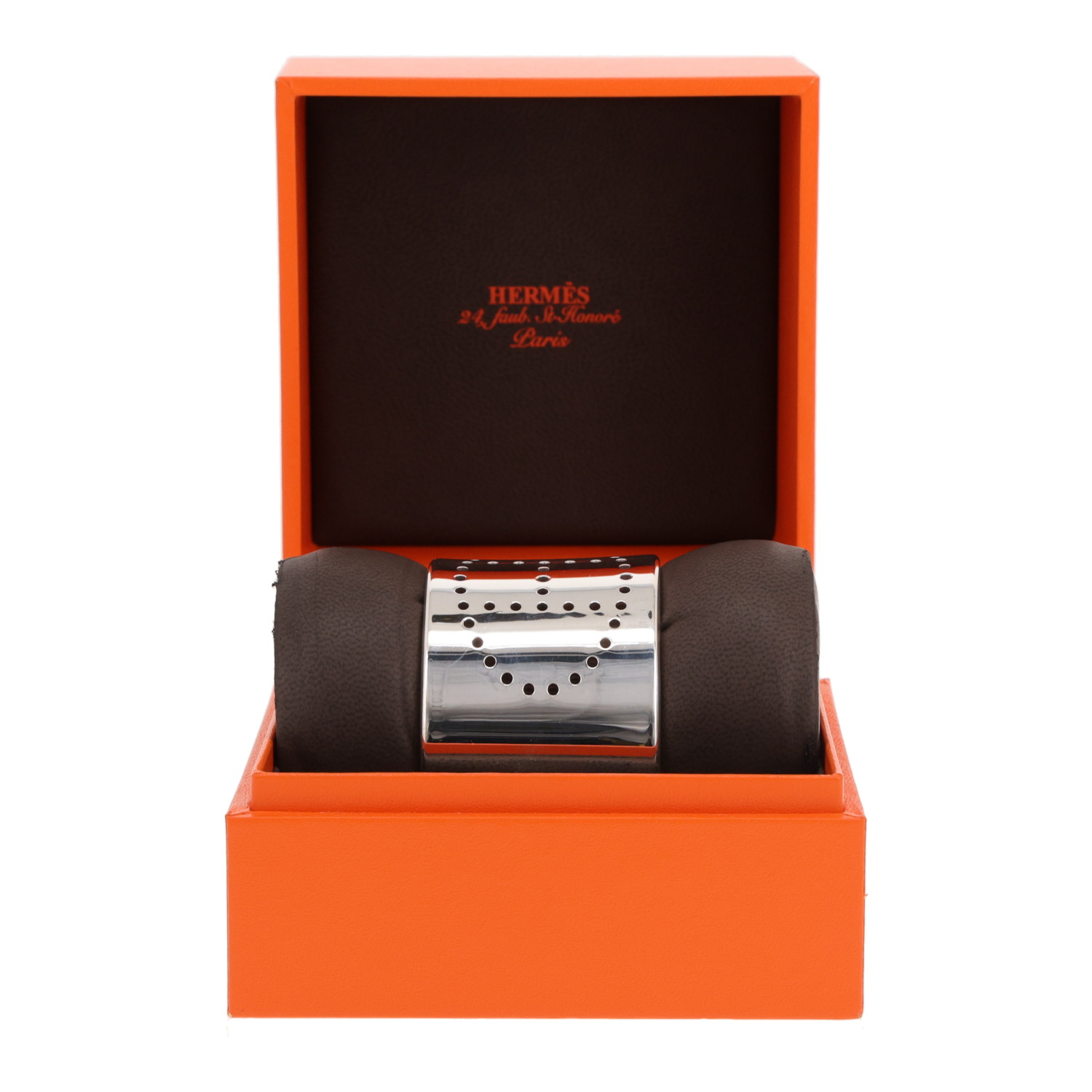 Pulsera tipo brazalete Hermès Eclipse de plata