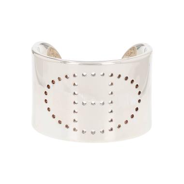 Bracelet manchette Hermès Eclipse en argent