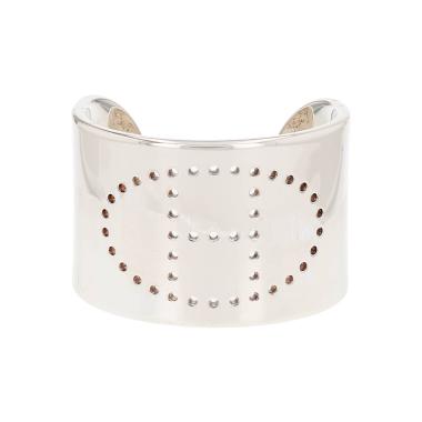 Pulsera tipo brazalete Hermès Eclipse de plata