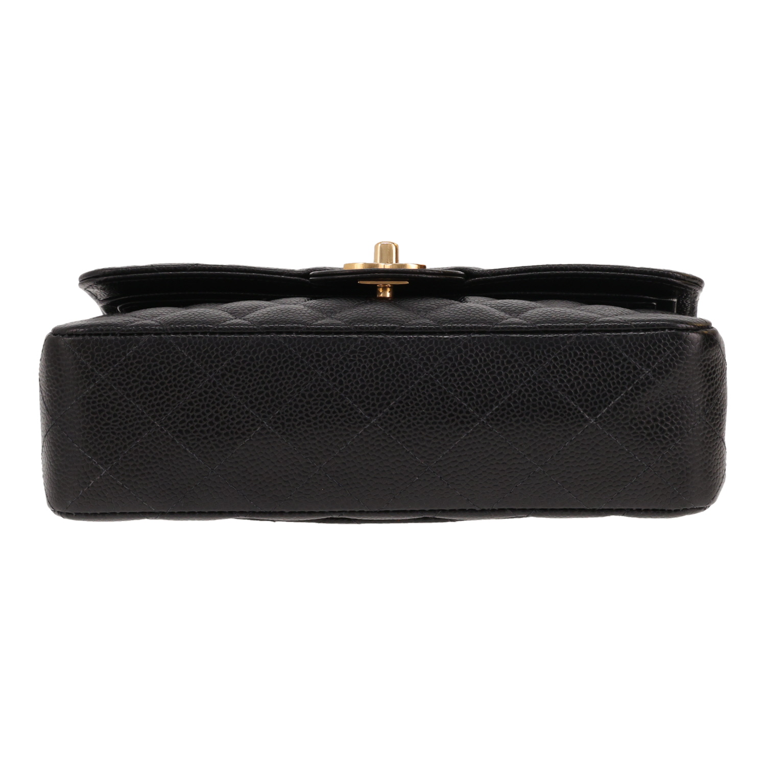 Borsa Chanel Timeless Petit in pelle martellata nera - Detail D1