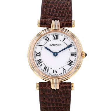Orologio Cartier Vendôme in tre tipi di oro, rif.: Cartier - 881004, intorno al 1989