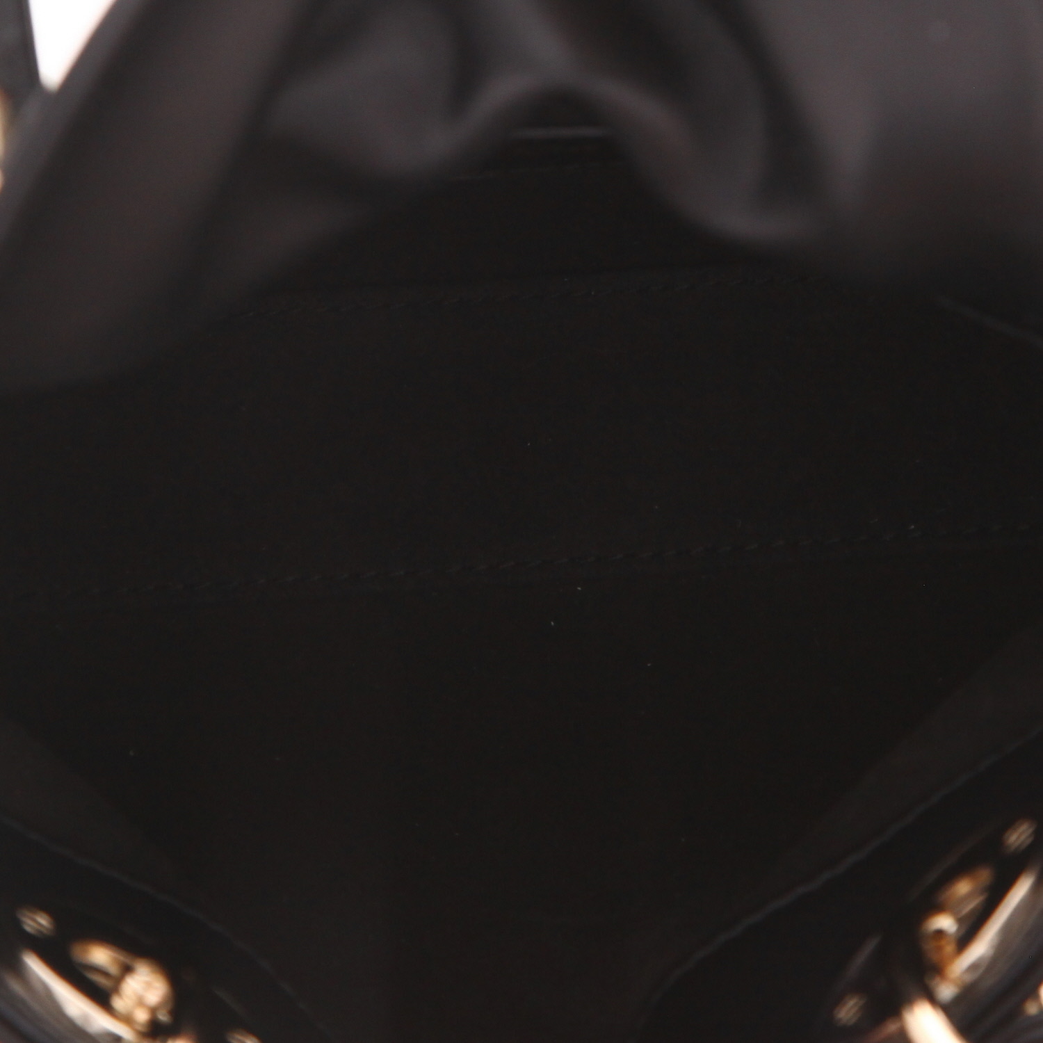 Borsa a tracolla Dior  Mini Lady Dior in raso nero - Detail D3