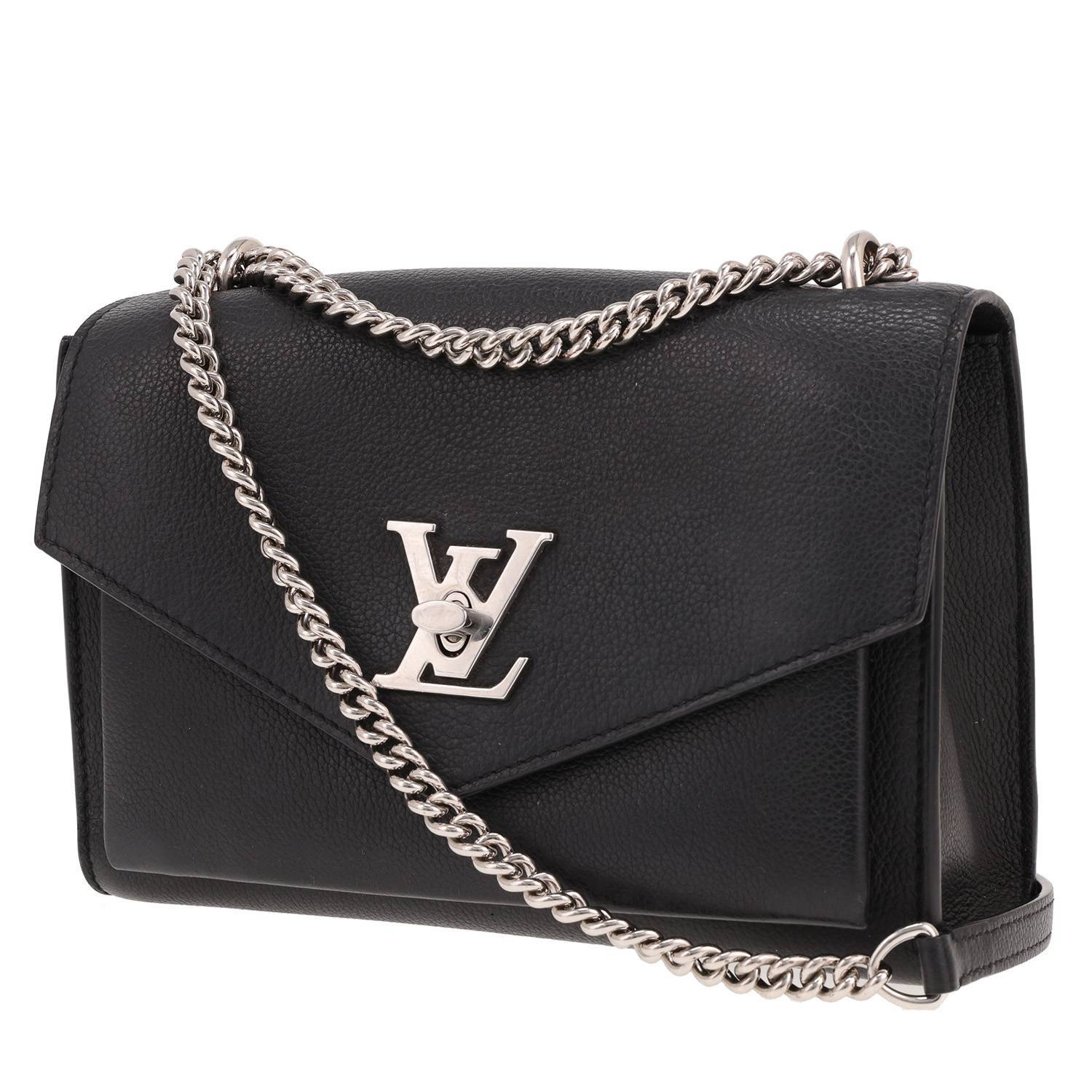 Sac Bandoulière Louis Vuitton Lockme Cuir Noir Occasion