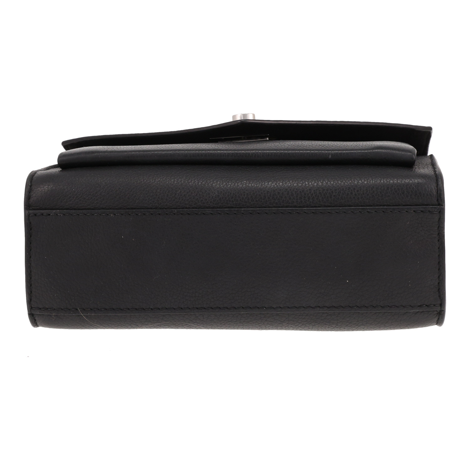 Sac bandoulière Louis Vuitton  Lockme en cuir grainé noir - Detail D1