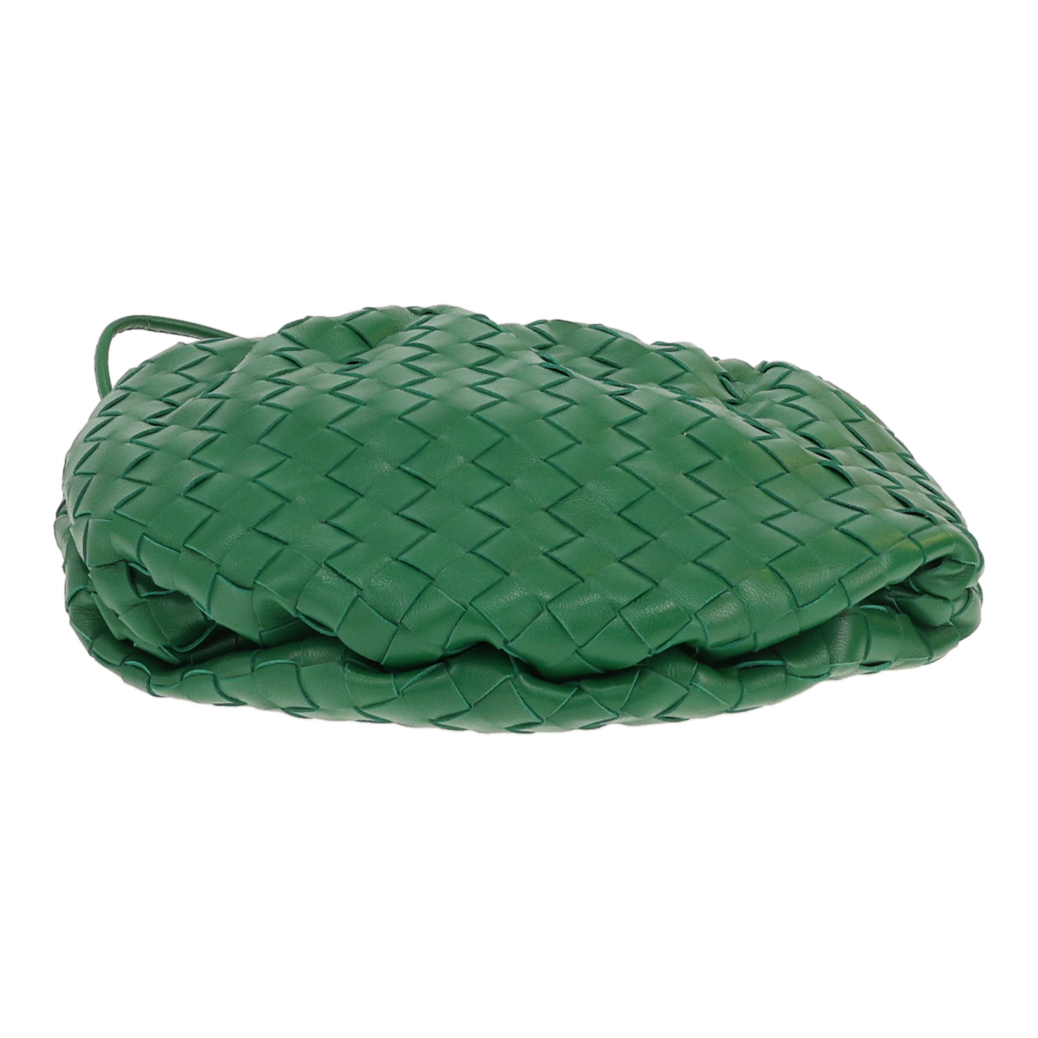 Borsa Bottega Veneta in pelle intrecciata verde - Detail D1
