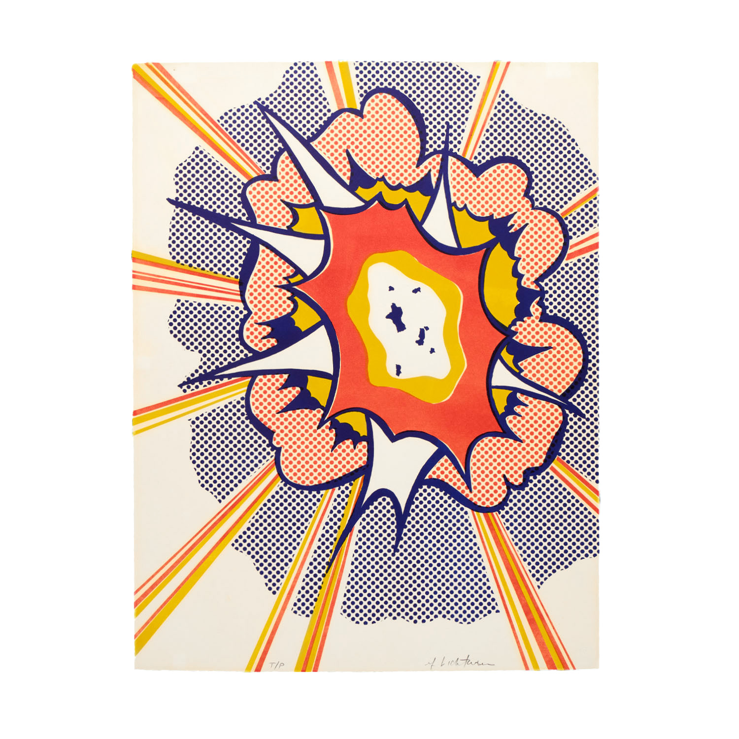 Explosion, from Portfolio 9 - 1967 - Detail D1