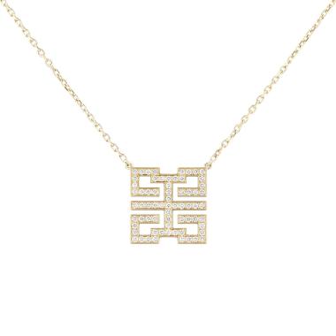 Cartier ‘Le Baiser du Dragon’ necklace in yellow gold and diamonds
