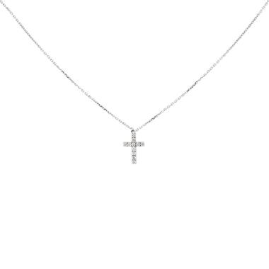 Collar «Cœur et Symbole» de Cartier, en oro blanco y diamantes