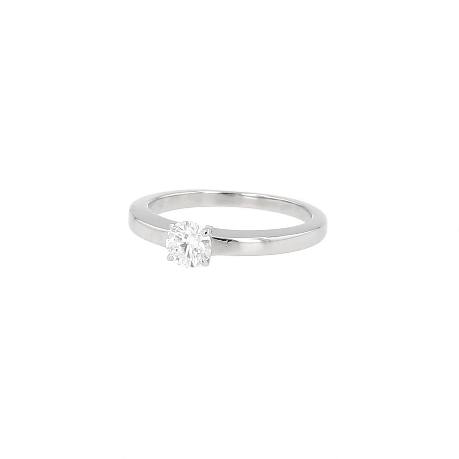 Bague Cartier Platine Diamant 0.44ct VVS1 occasion Bague Cartier Platine Diamant 0.44ct VVS1 occasion