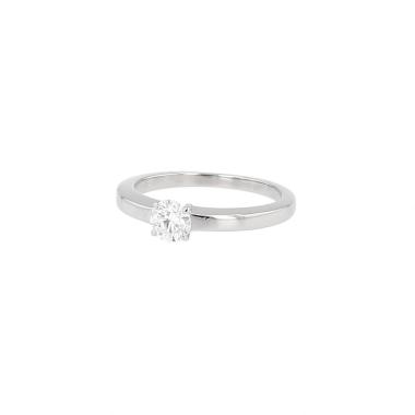 Anello Cartier in platino e diamanti