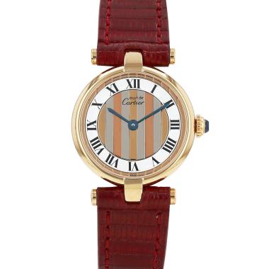 Montre Cartier Must Vendôme en vermeil Ref: Cartier - 590004  Vers 1990