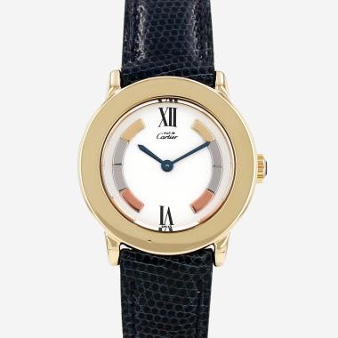 Montre Cartier Must II en vermeil Ref: Cartier - 1801  Vers 1990