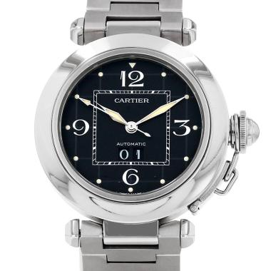 Reloj Cartier Pasha C de acero. Ref.: Cartier - 2475. Hacia 1990