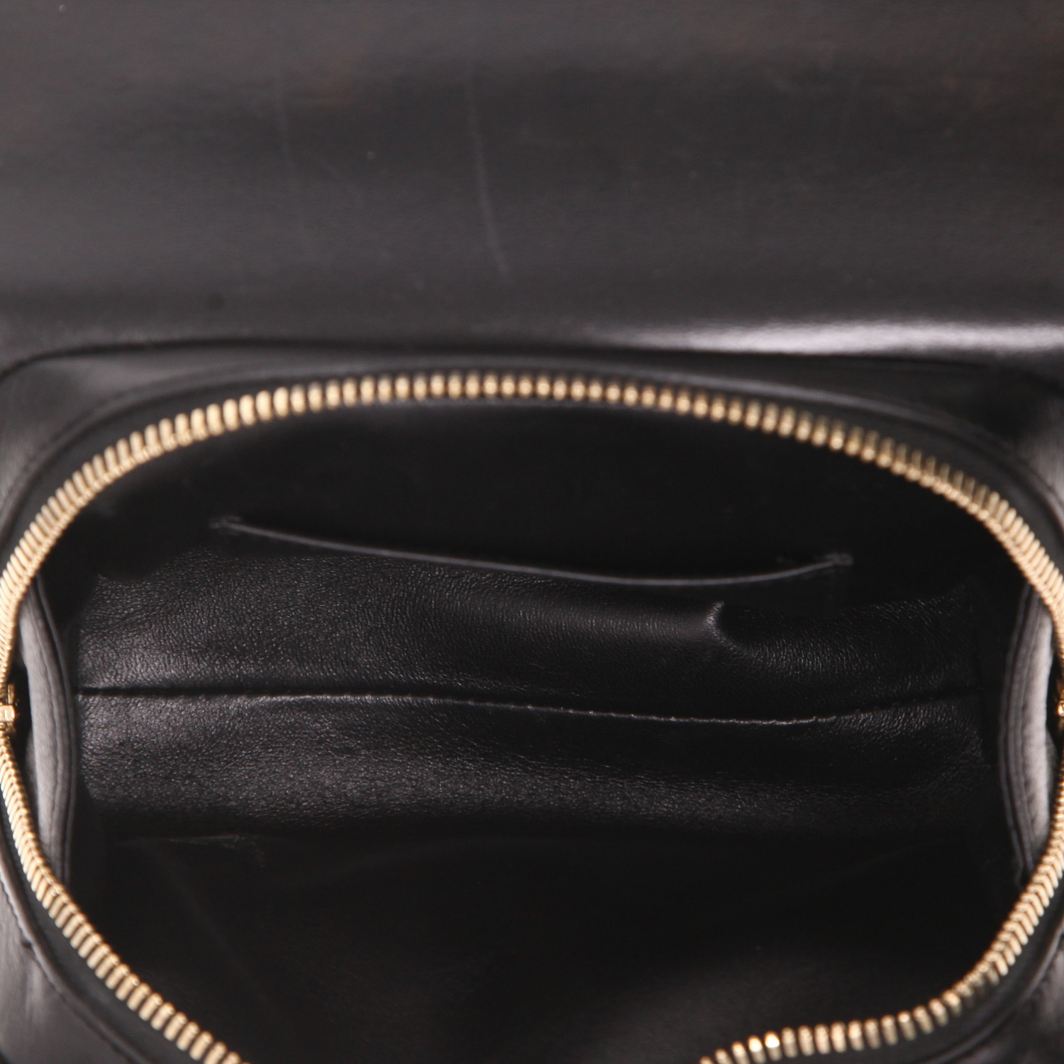 Borsa a tracolla Chanel in pelle nera - Detail D3