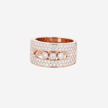 Messika Move Joaillerie ring in rose gold and diamonds