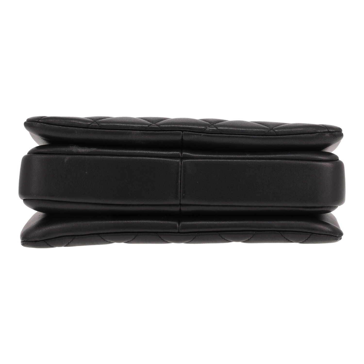 Bolso bandolera Chanel Trendy CC de piel acolchada negra - Detail D1